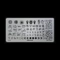 Pink Mask - Stamping Plate Zodiac #62 by kvadrat store