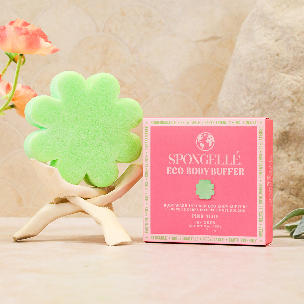 Pink Aloe | Eco Body Buffer by Spongellé