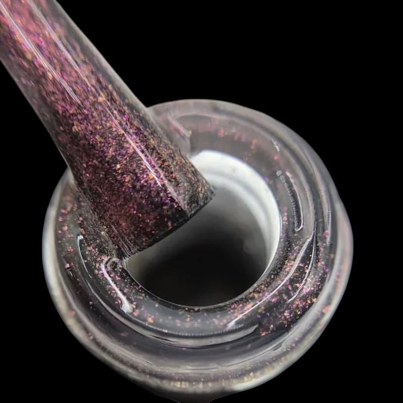 Luxio - Effects Pink Shimmer Top Gel by kvadrat store
