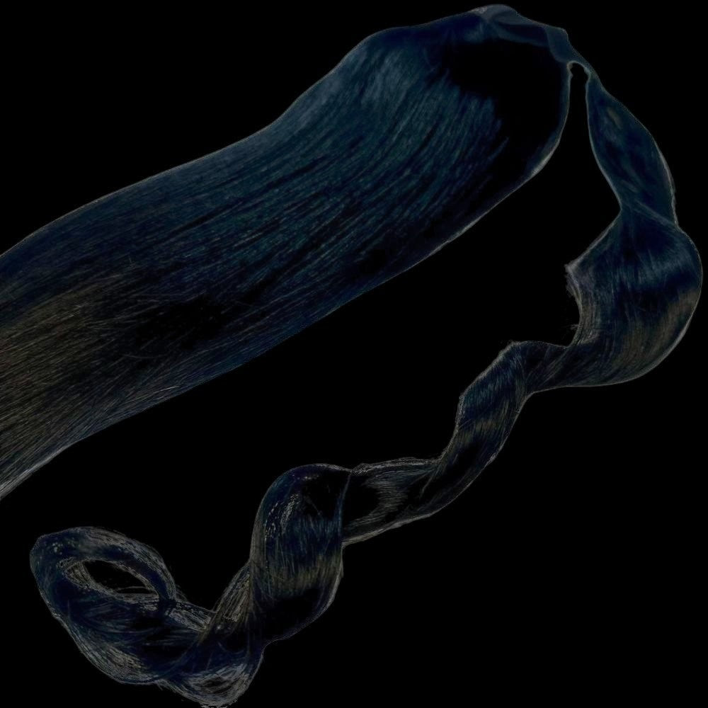 Jet Black 100% Human Hair Ponytail Extension by Private Label