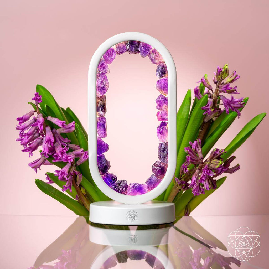 Portal to Peace - Amethyst Lamp of Stress Relief by Conscious Items