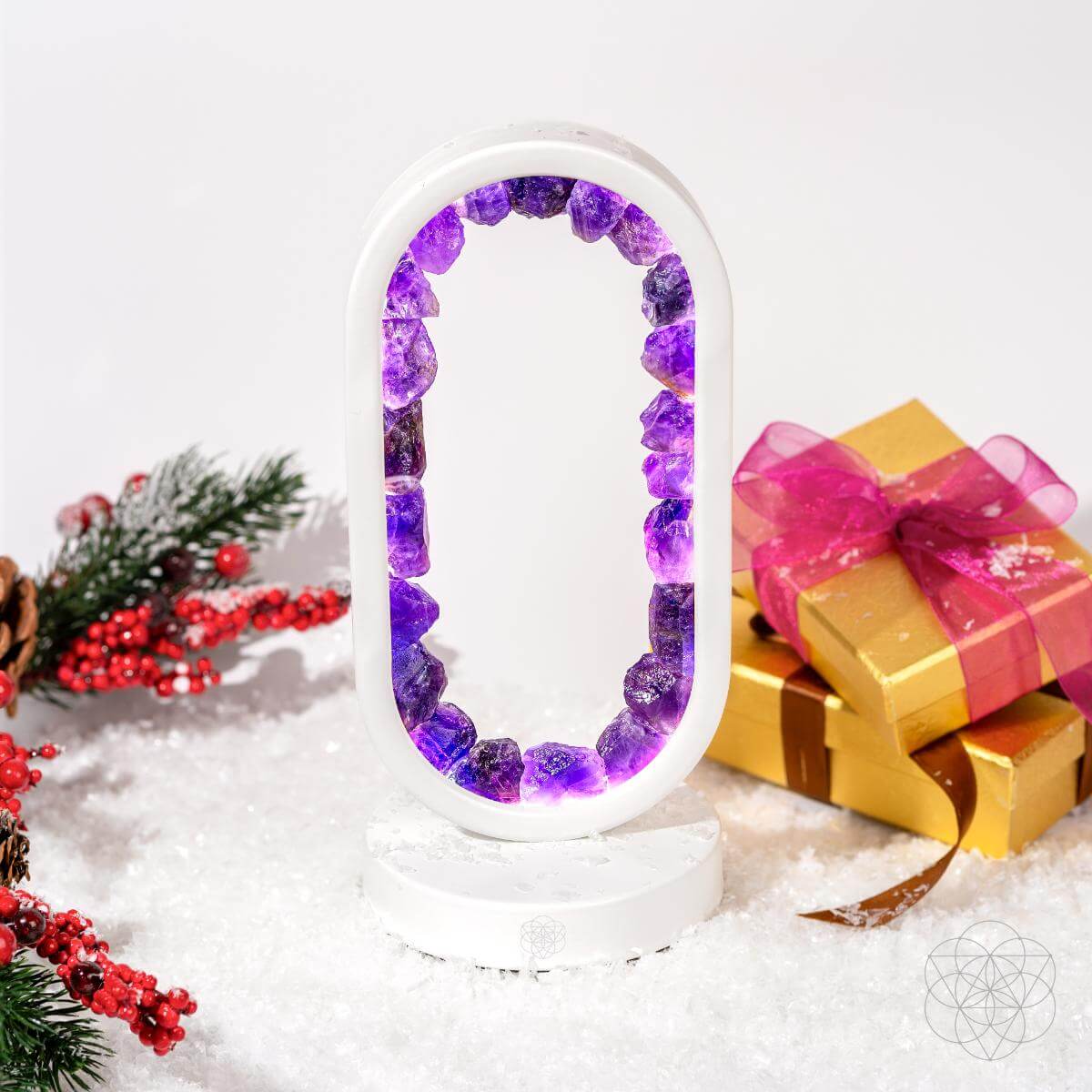 Portal to Peace - Amethyst Lamp of Stress Relief by Conscious Items
