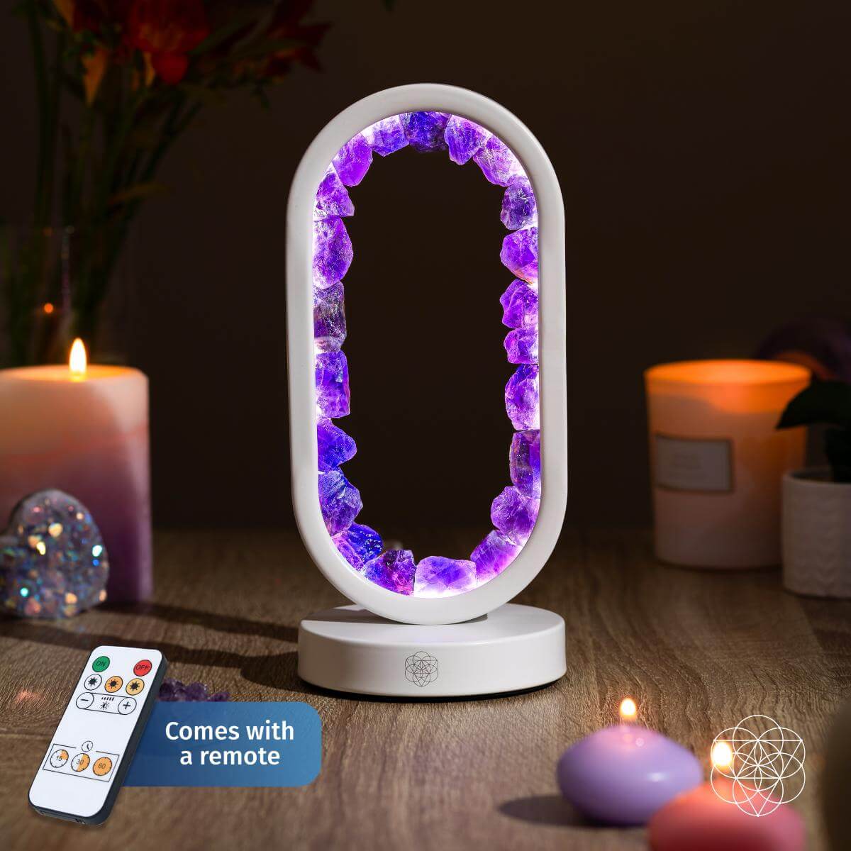 Portal to Peace - Amethyst Lamp of Stress Relief by Conscious Items