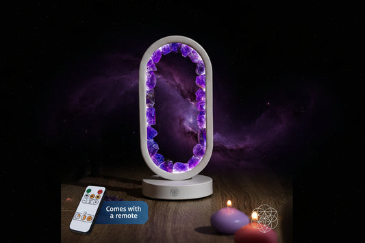 Portal to Peace - Amethyst Lamp of Stress Relief by Conscious Items