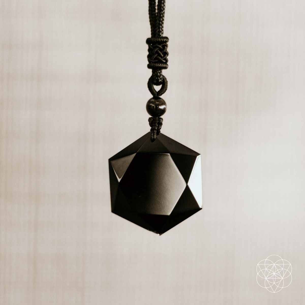 Premium Black Obsidian Talisman by Conscious Items