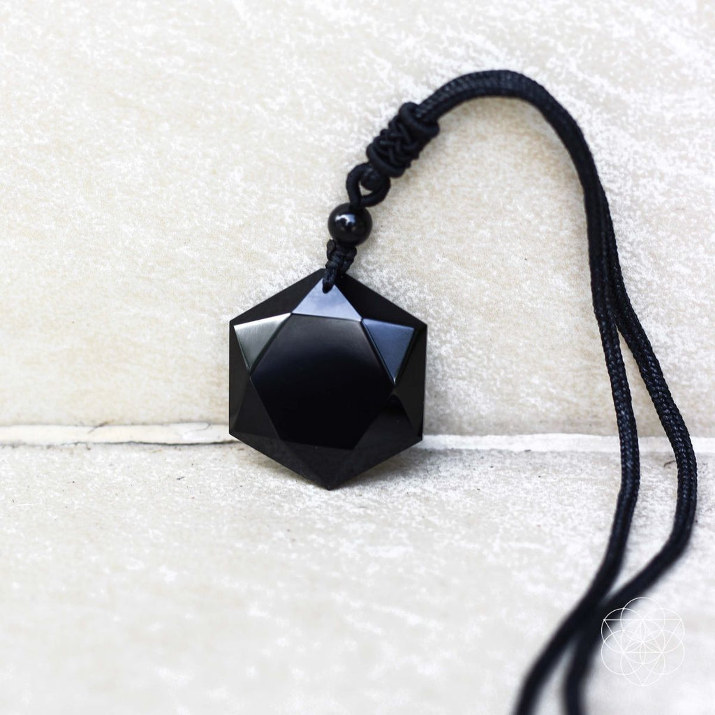 Premium Black Obsidian Talisman by Conscious Items