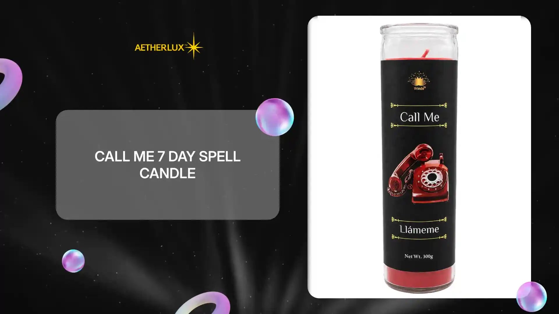 Call Me 7 Day Spell Candle by@Outfy