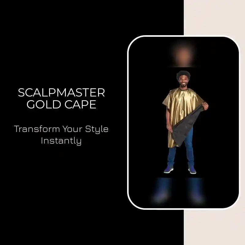 Scalpmaster Gold Cape by@Outfy