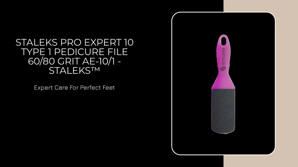 STALEKS PRO EXPERT 10 TYPE 1 PEDICURE FILE 60/80 GRIT AE-10/1 - STALEKS&trade; by@Outfy
