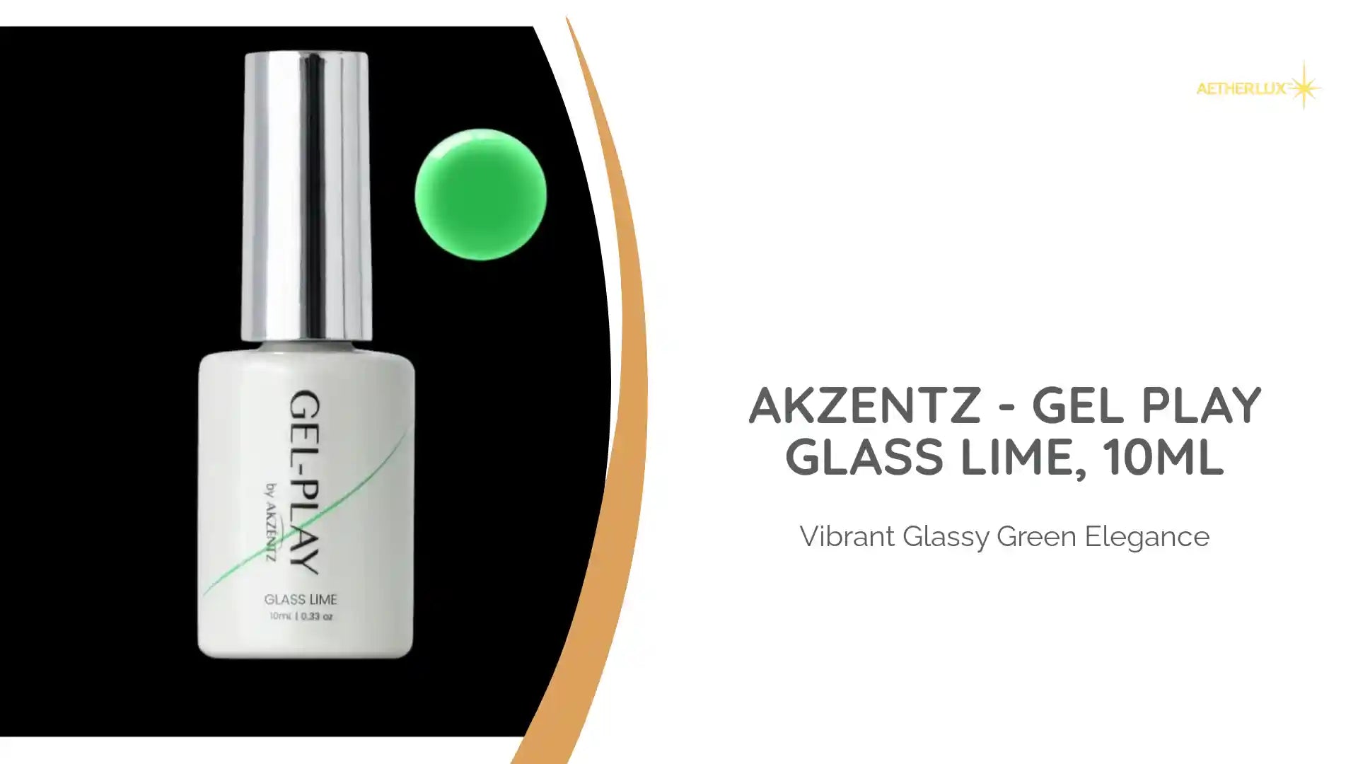 Akzentz - Gel Play Glass Lime, 10ml by@Outfy