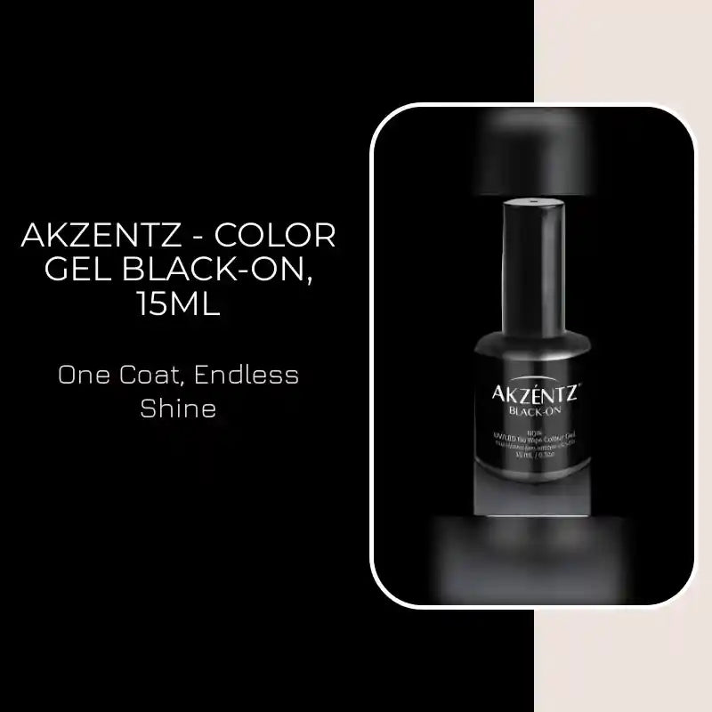 Akzentz - Color Gel Black-On, 15ml by@Outfy