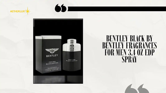 Bentley Black By Bentley Fragrances For Men 3.4 oz EDP Spray by@Outfy