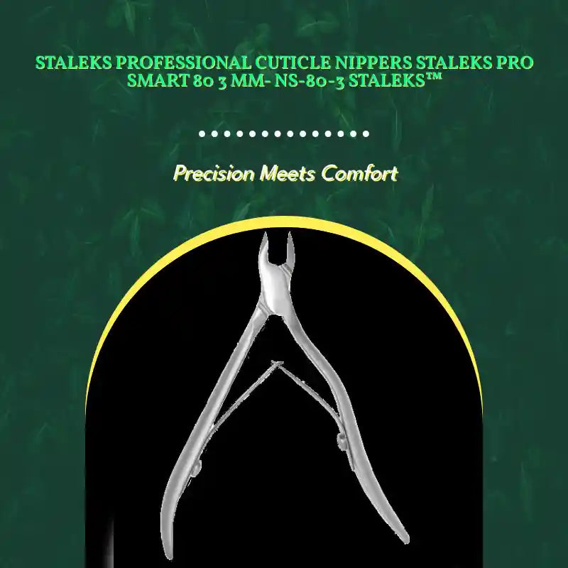 STALEKS PROFESSIONAL CUTICLE NIPPERS STALEKS PRO SMART 80 3 MM- NS-80-3 STALEKS&trade; by@Outfy