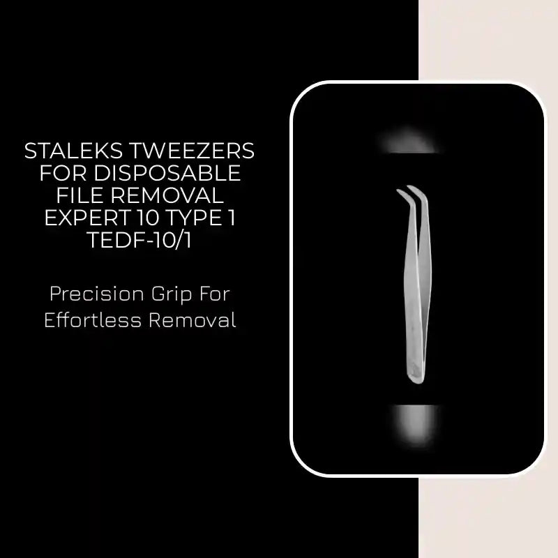 STALEKS Tweezers for Disposable File Removal EXPERT 10 Type 1 TEDF-10/1 by@Outfy