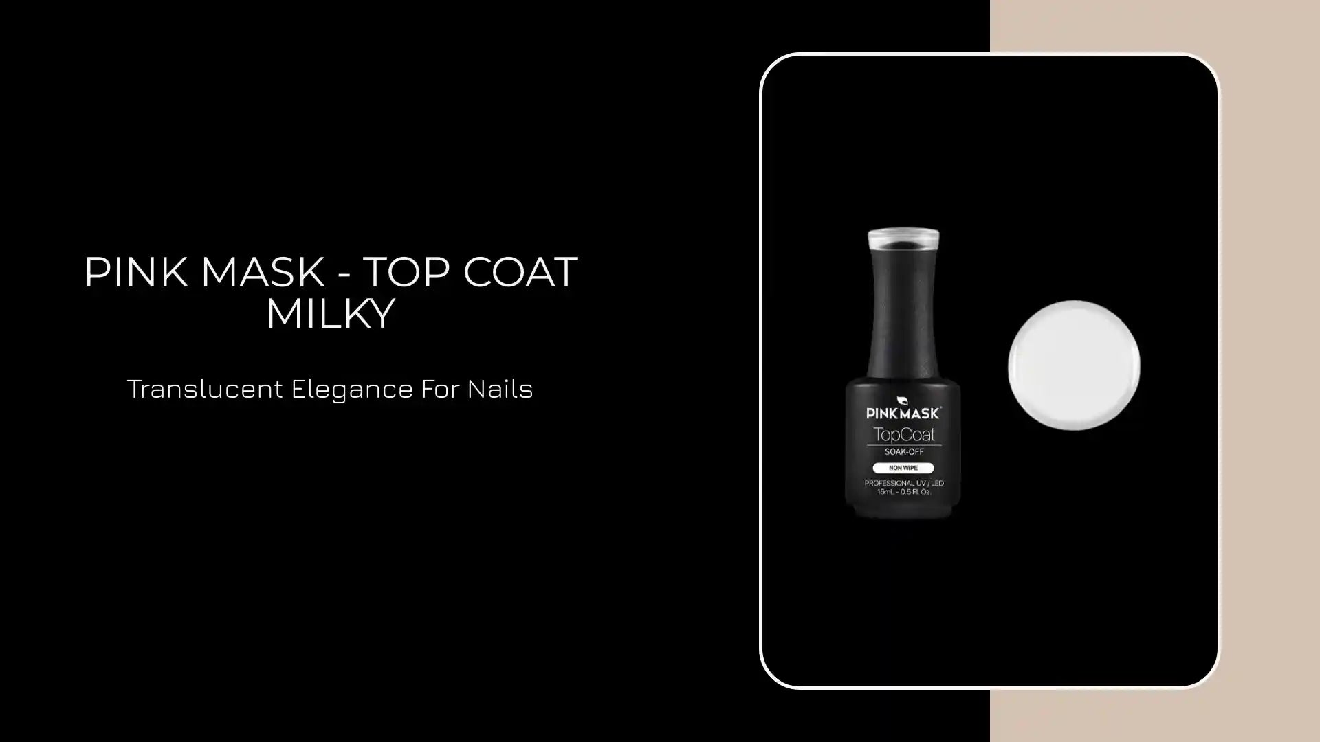 Pink Mask - Top Coat Milky by@Outfy
