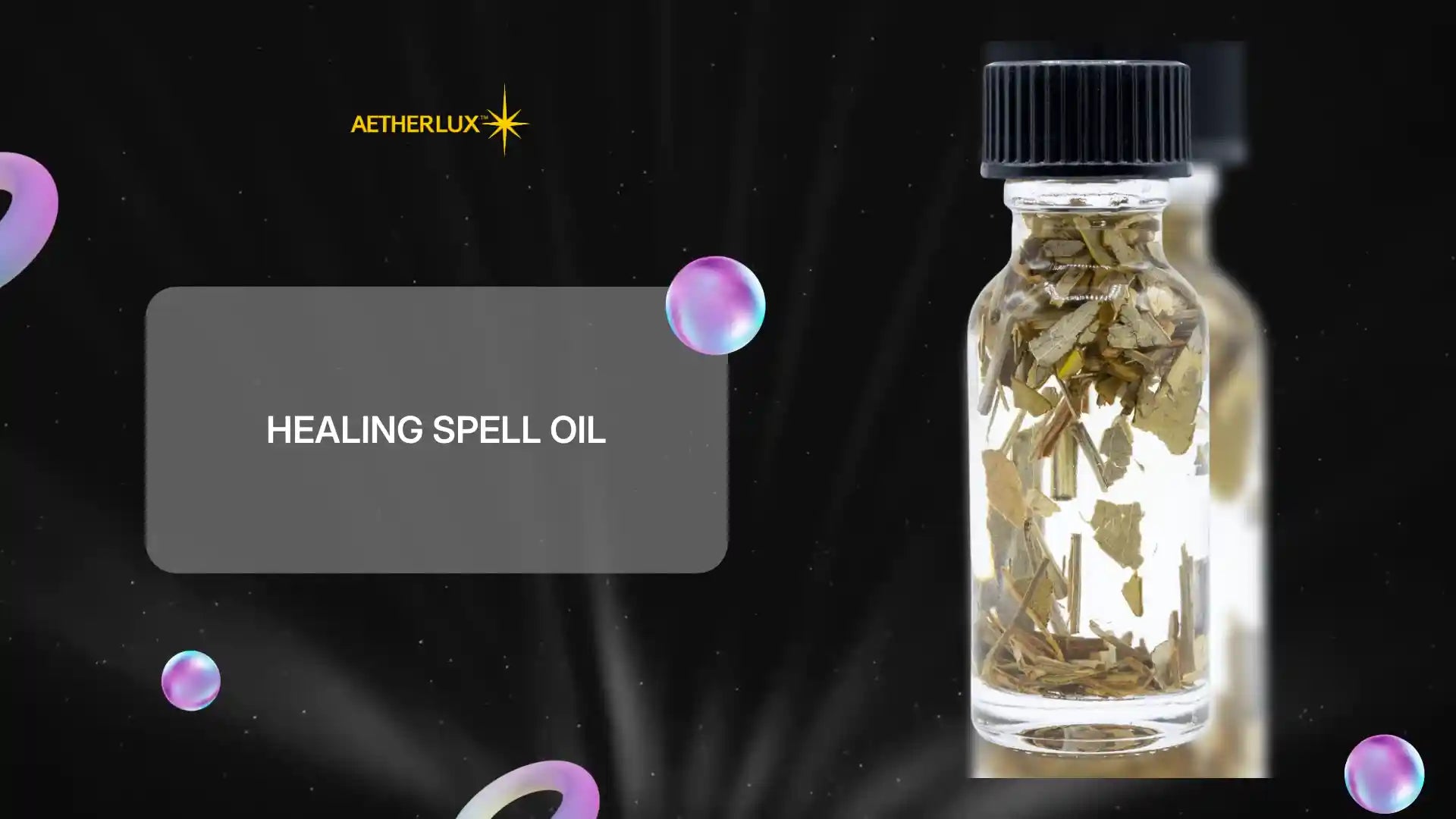Healing Spell Oil by@Outfy