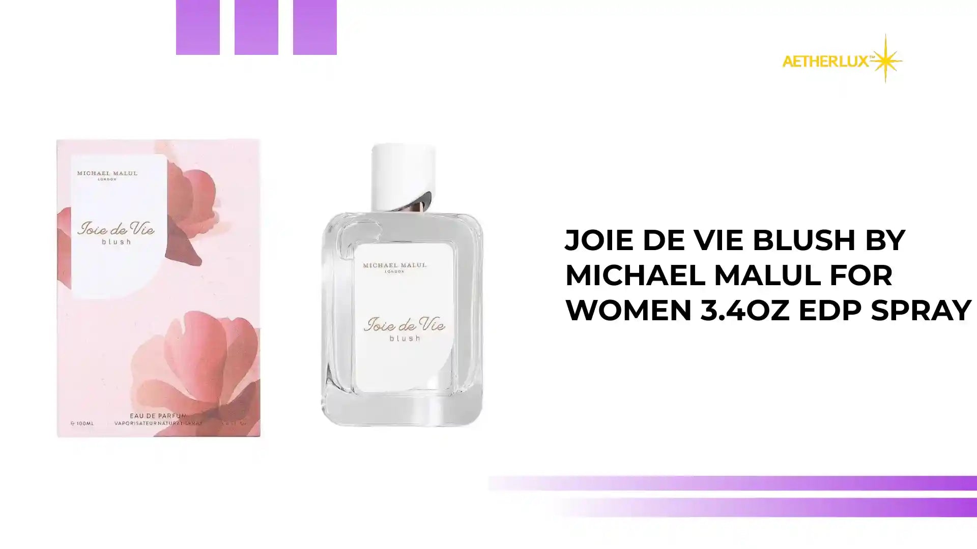 Joie De Vie Blush By Michael Malul For Women 3.4oz EDP Spray by@Outfy
