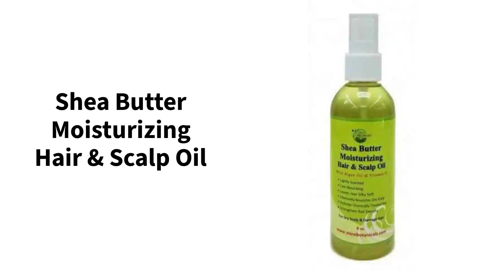 Shea Butter Moisturizing Hair & Scalp Oil by@Outfy