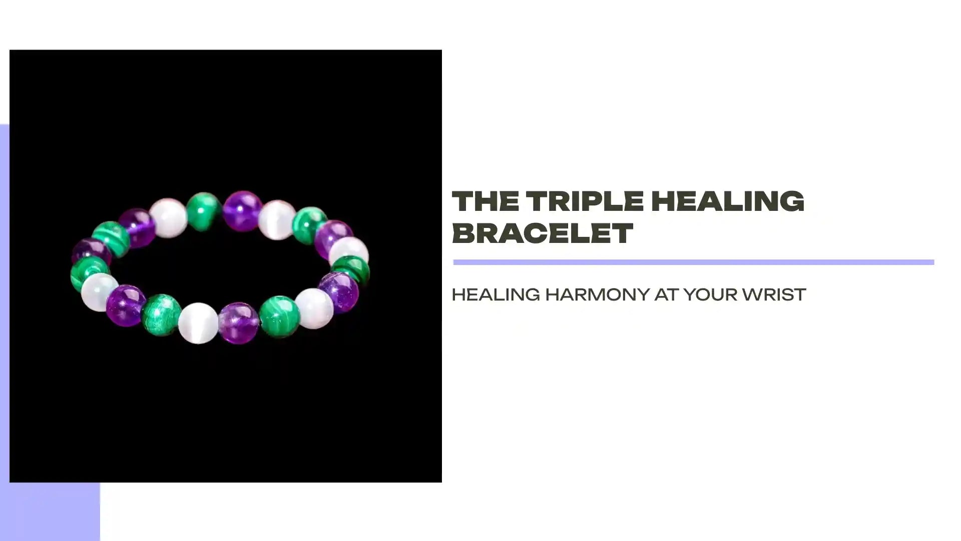 The Triple Healing Bracelet by@Outfy