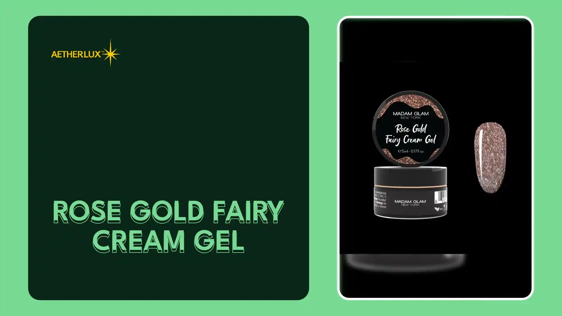 Rose Gold Fairy Cream Gel by@Outfy