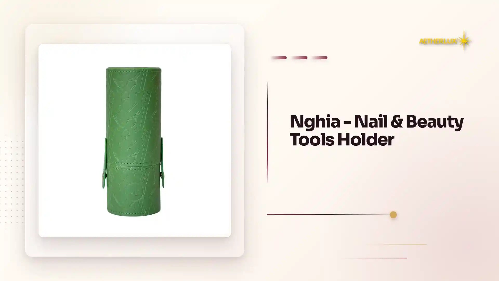 Nghia - Nail & Beauty Tools Holder by@Outfy