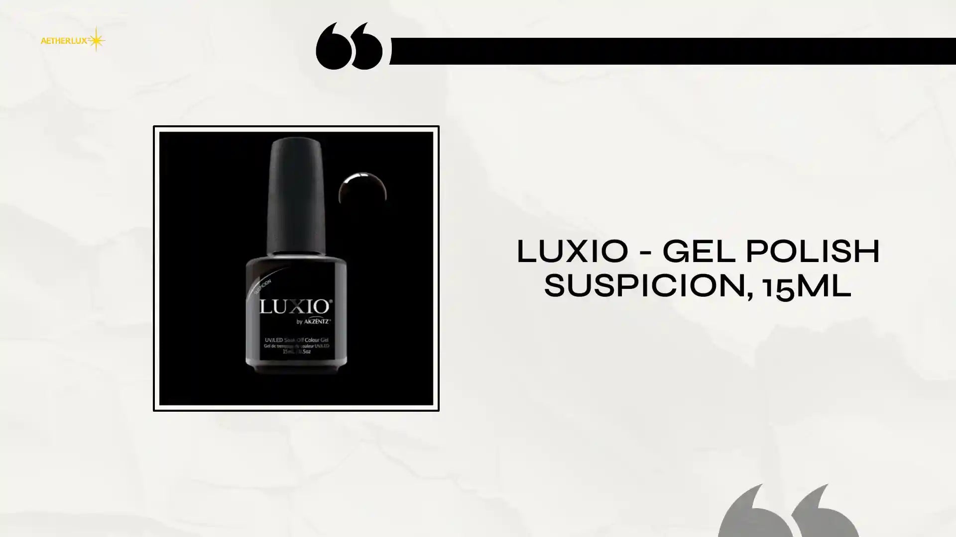 Luxio - Gel Polish Suspicion, 15ml by@Outfy