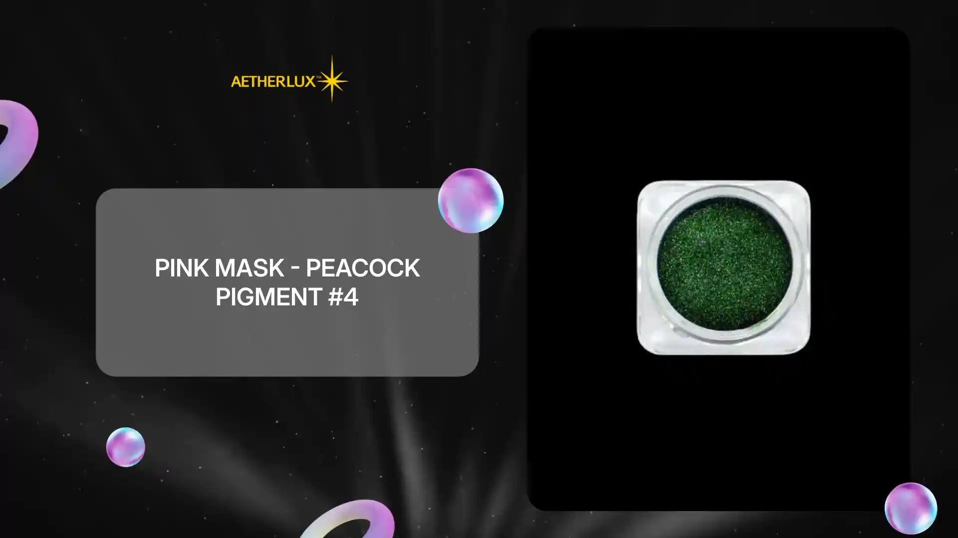 Pink Mask - Peacock Pigment #4 by@Outfy