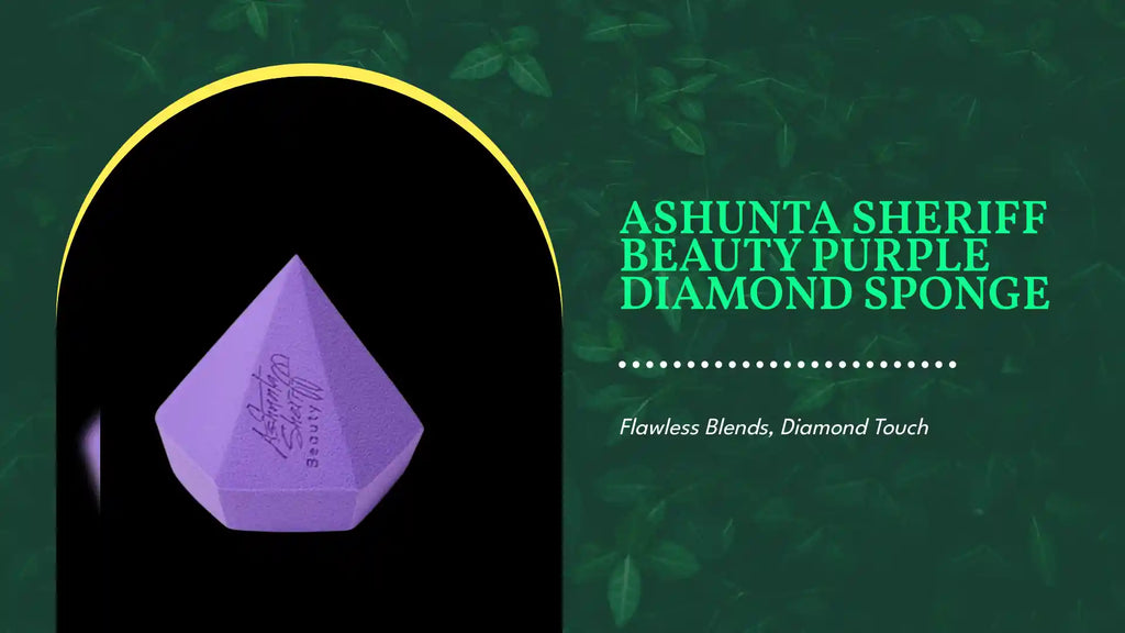 Ashunta Sheriff Beauty Purple Diamond Sponge by@Outfy