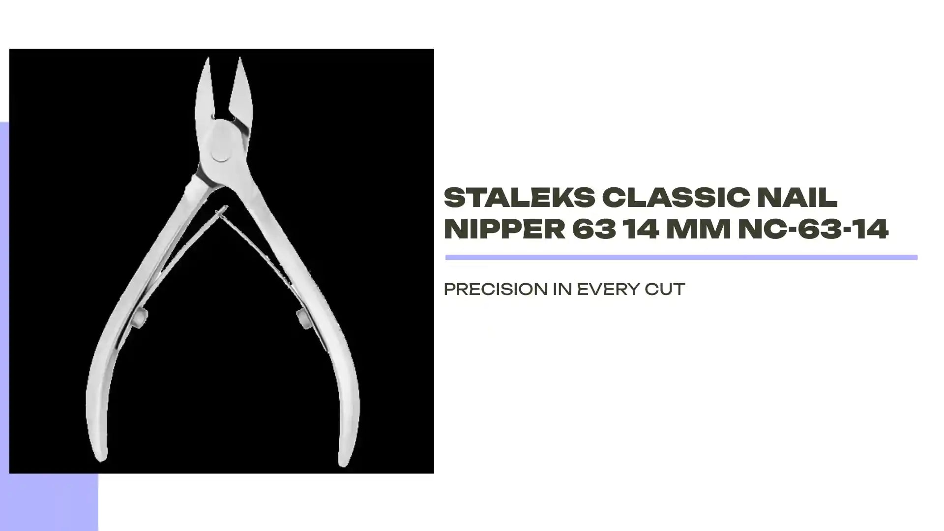 STALEKS Classic Nail Nipper 63 14 mm Nc-63-14 by@Outfy