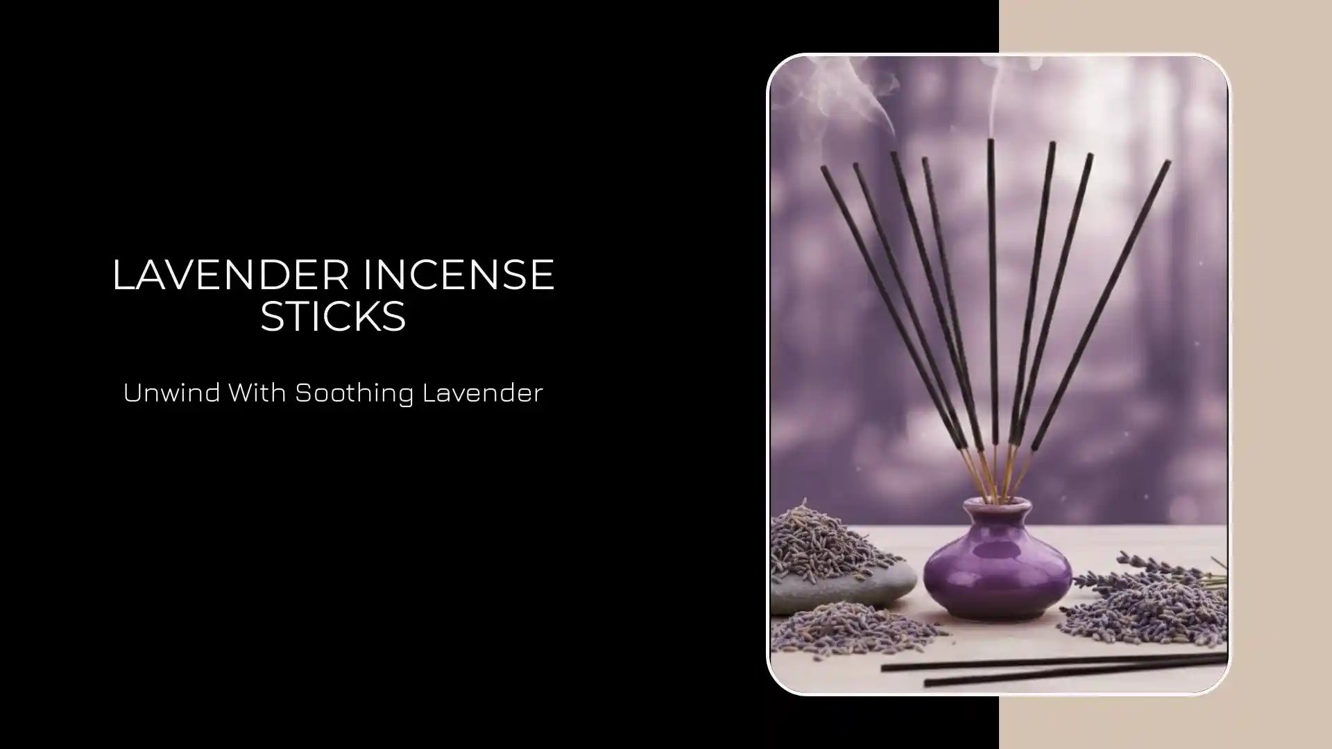 Lavender Incense Sticks by@Outfy