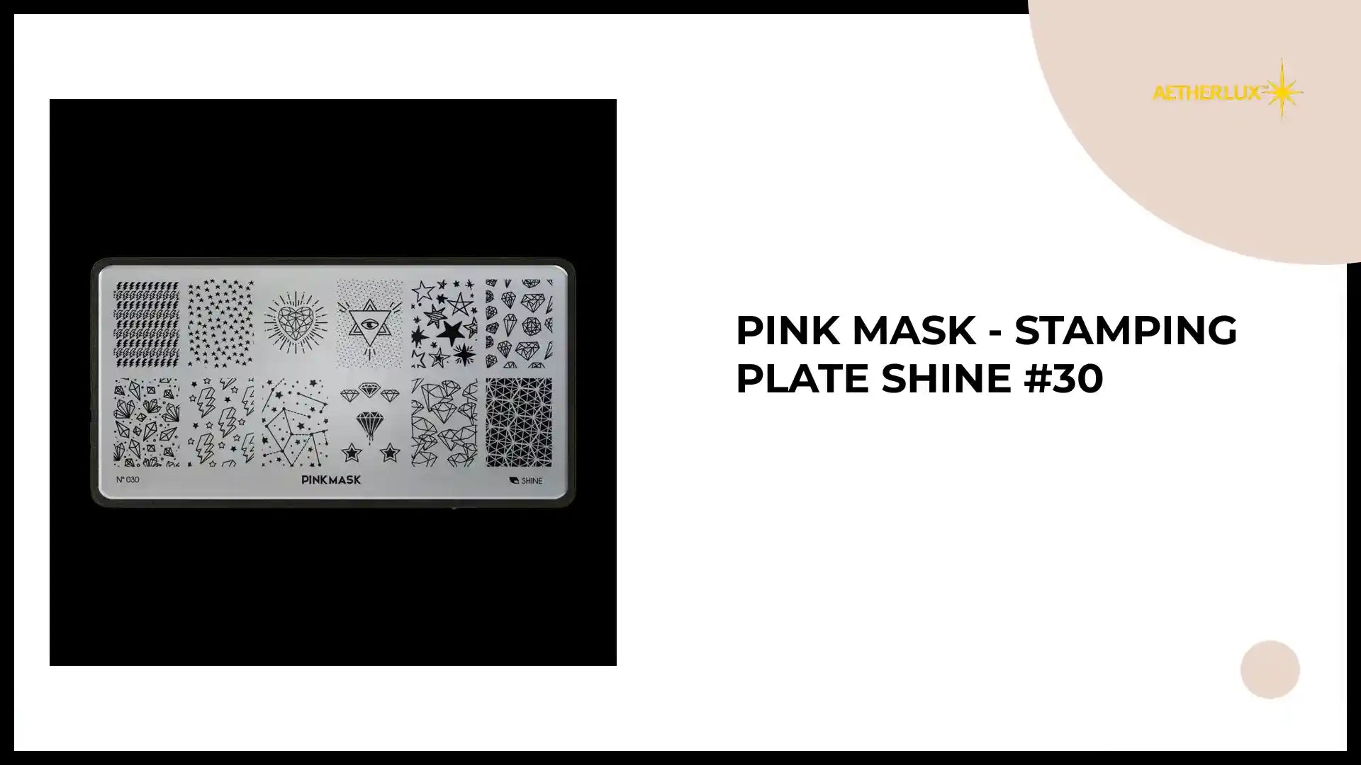 Pink Mask - Stamping Plate Shine #30 by@Outfy