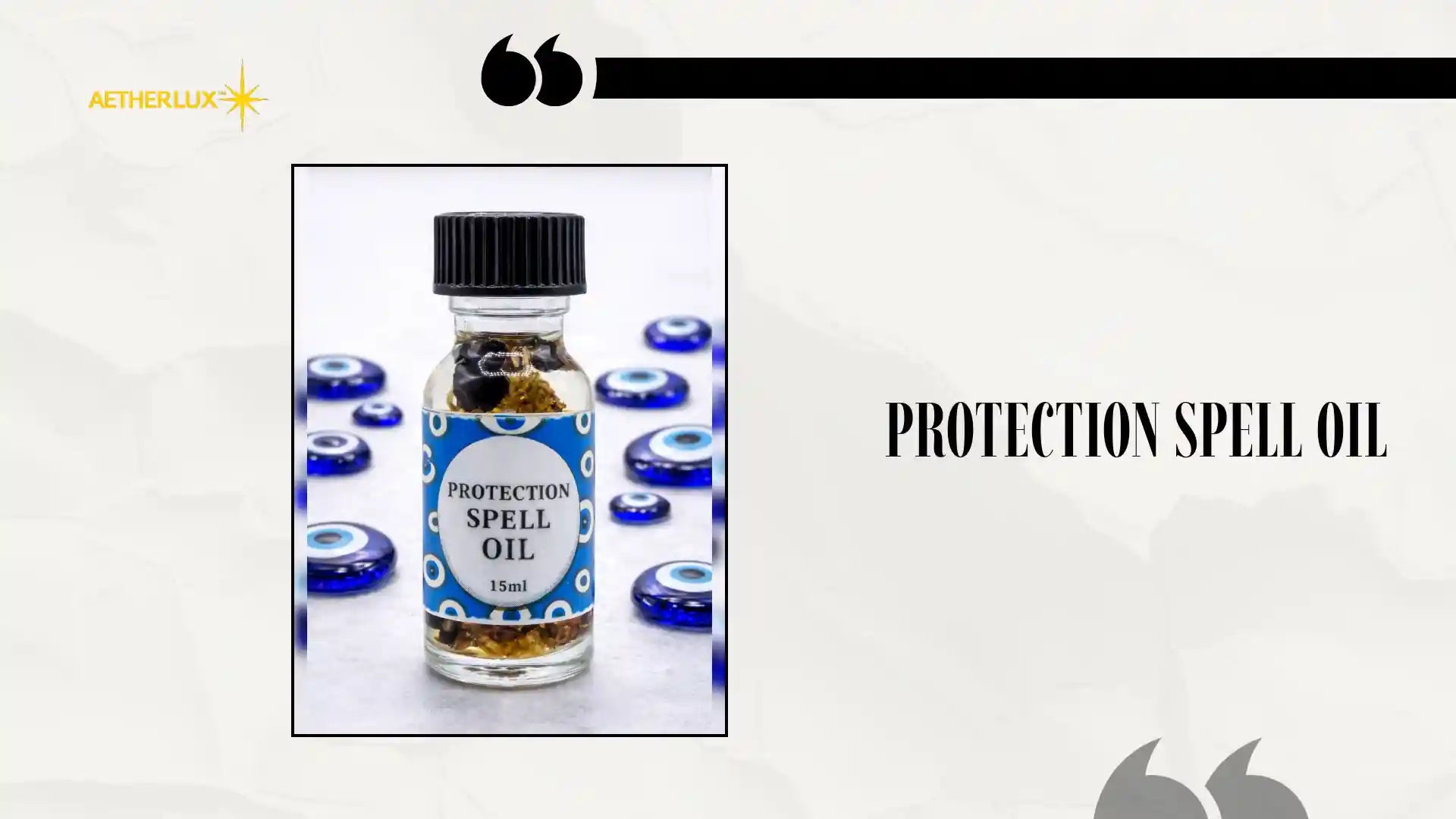 Protection Spell Oil by@Outfy