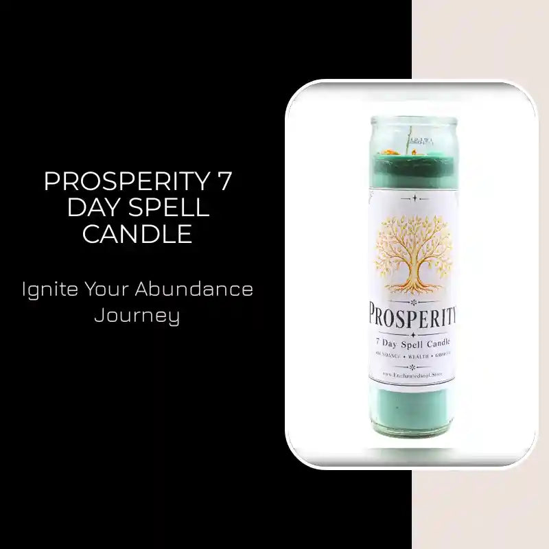 Prosperity 7 Day Spell Candle by@Outfy
