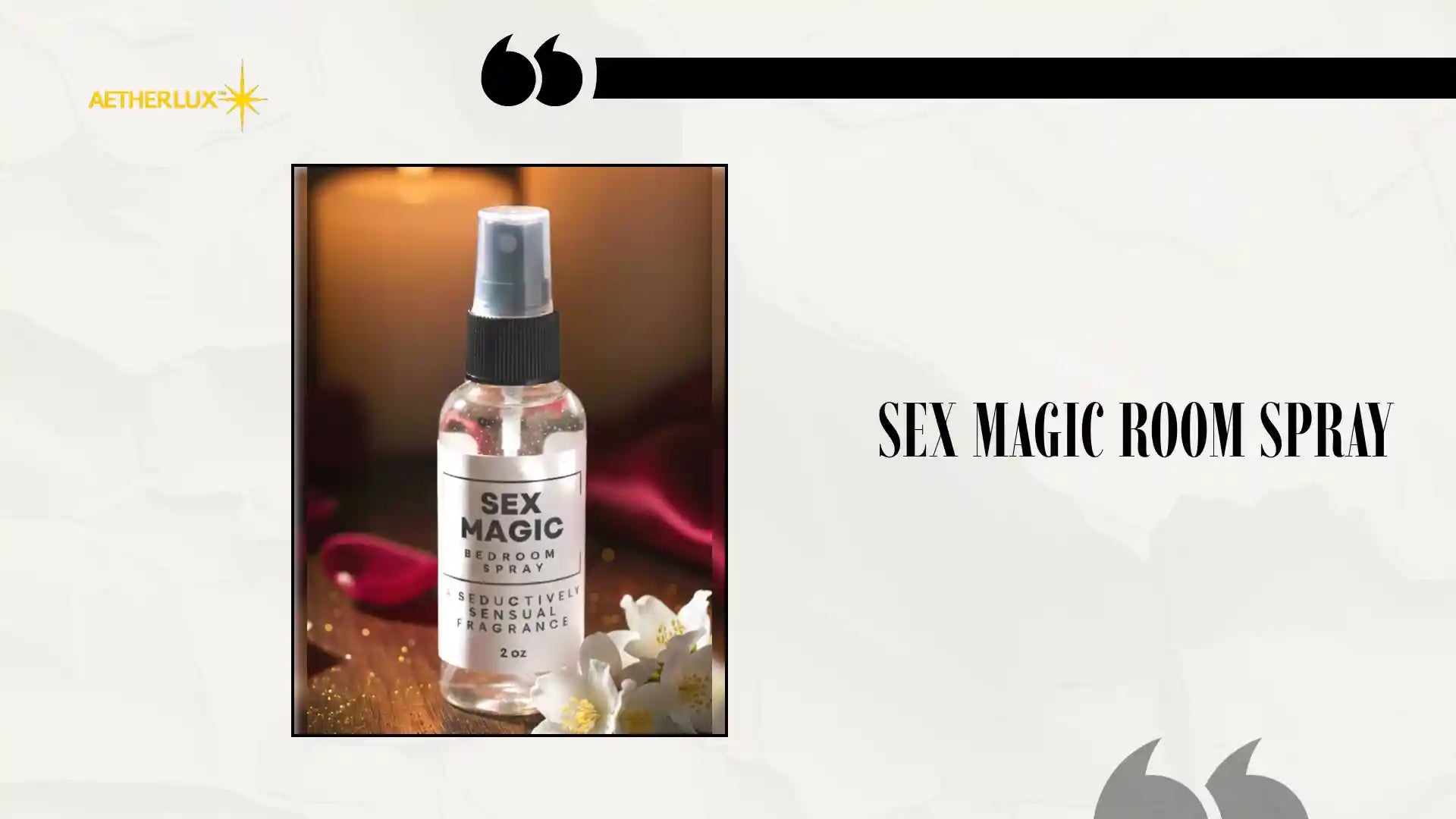 Sex Magic Room Spray by@Outfy