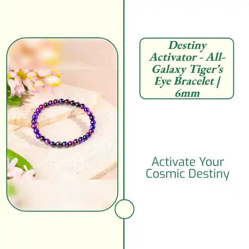 Destiny Activator - All-Galaxy Tiger&rsquo;s Eye Bracelet | 6mm by@Outfy
