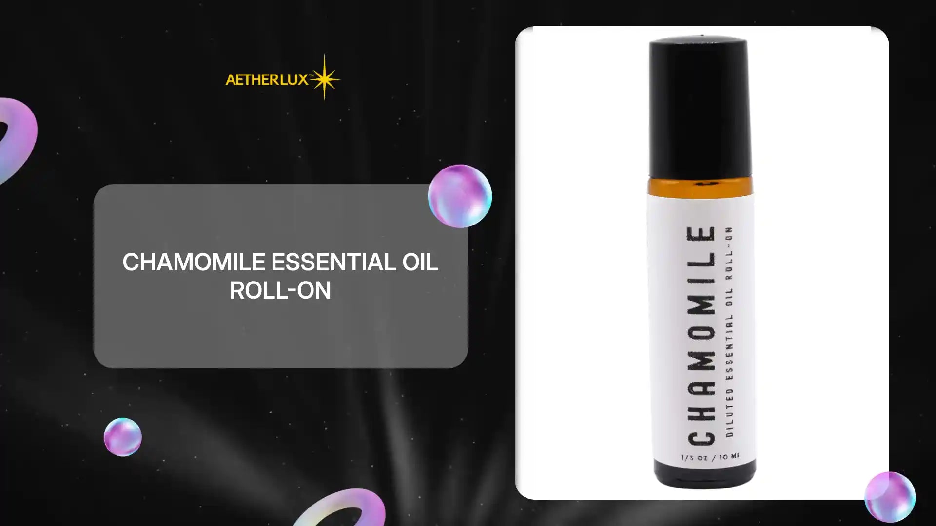 Chamomile Essential Oil Roll-On by@Outfy