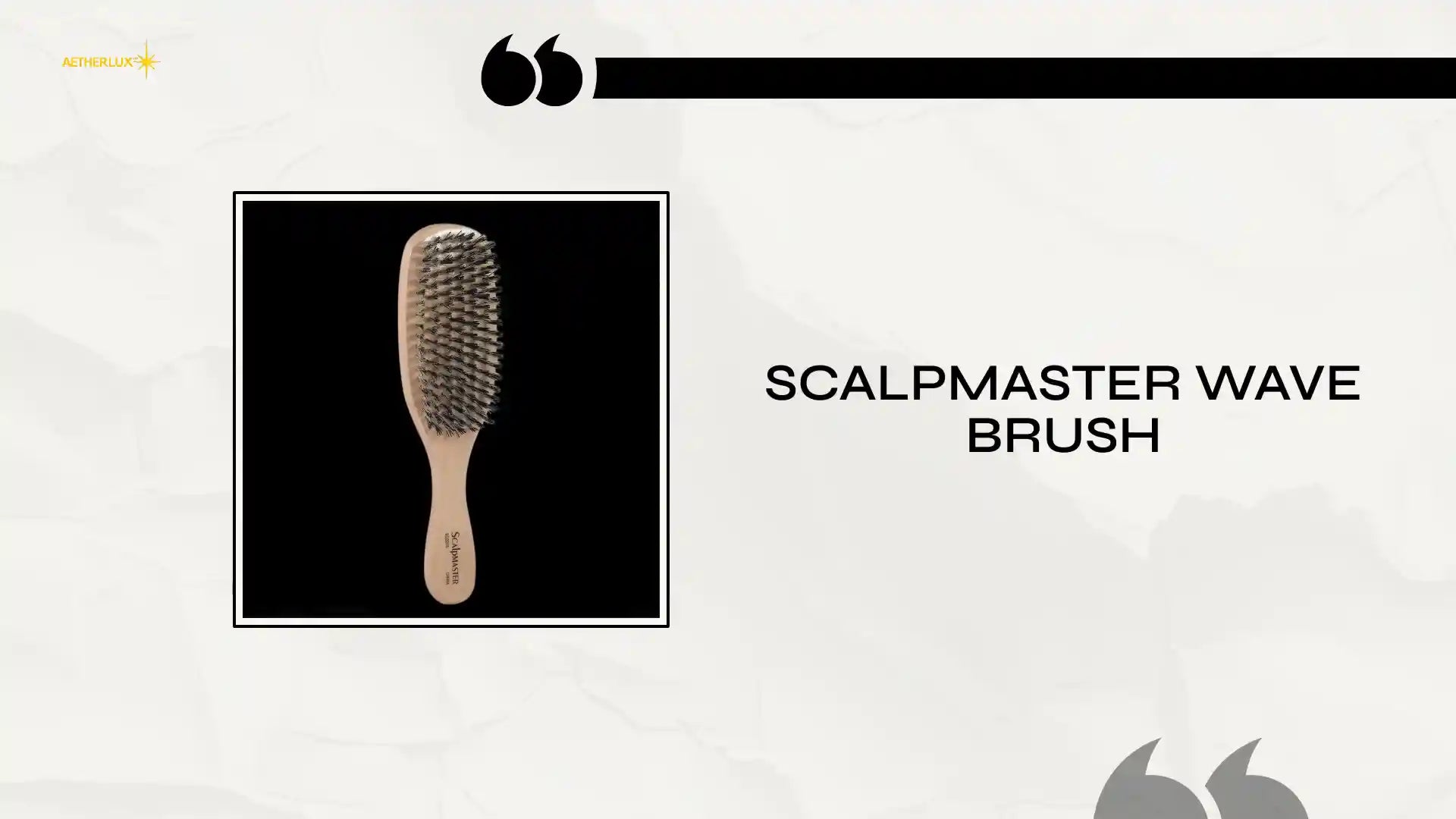 Scalpmaster Wave Brush by@Outfy