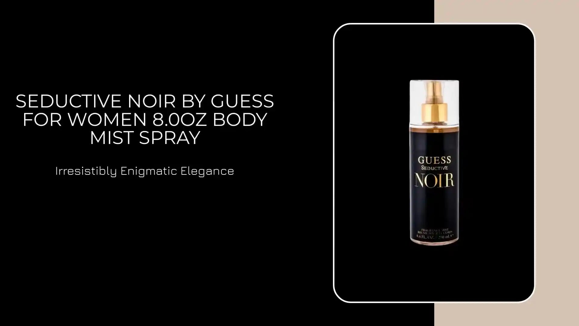Seductive Noir By Guess For Women 8.0oz Body Mist Spray by@Outfy