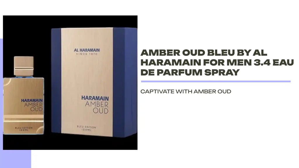 Amber Oud Bleu By Al Haramain For Men 3.4 Eau De Parfum Spray by@Outfy