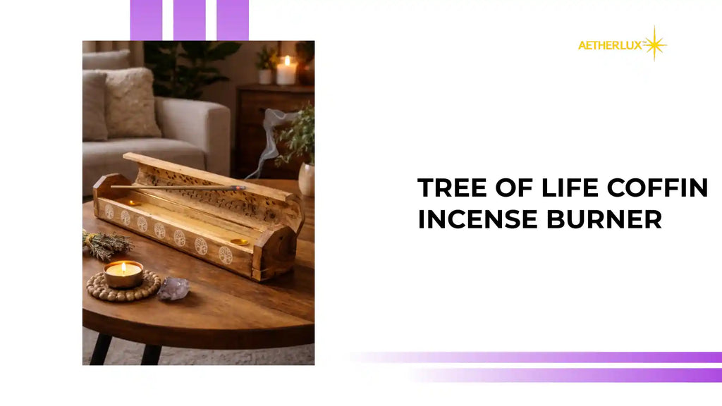 Tree of Life Coffin Incense Burner by@Outfy