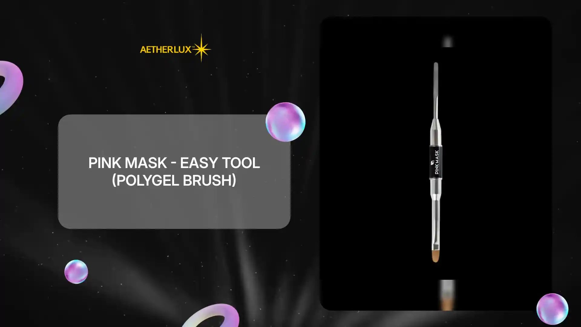 Pink Mask - Easy Tool (Polygel Brush) by@Outfy