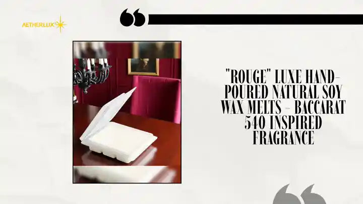"Rouge" Luxe Hand-Poured Natural Soy Wax Melts - Baccarat 540 Inspired Fragrance by@Outfy