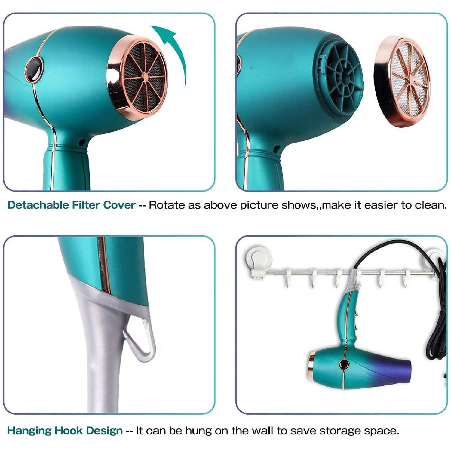 Professional Salon Hair Dryer 2300W by DailySale