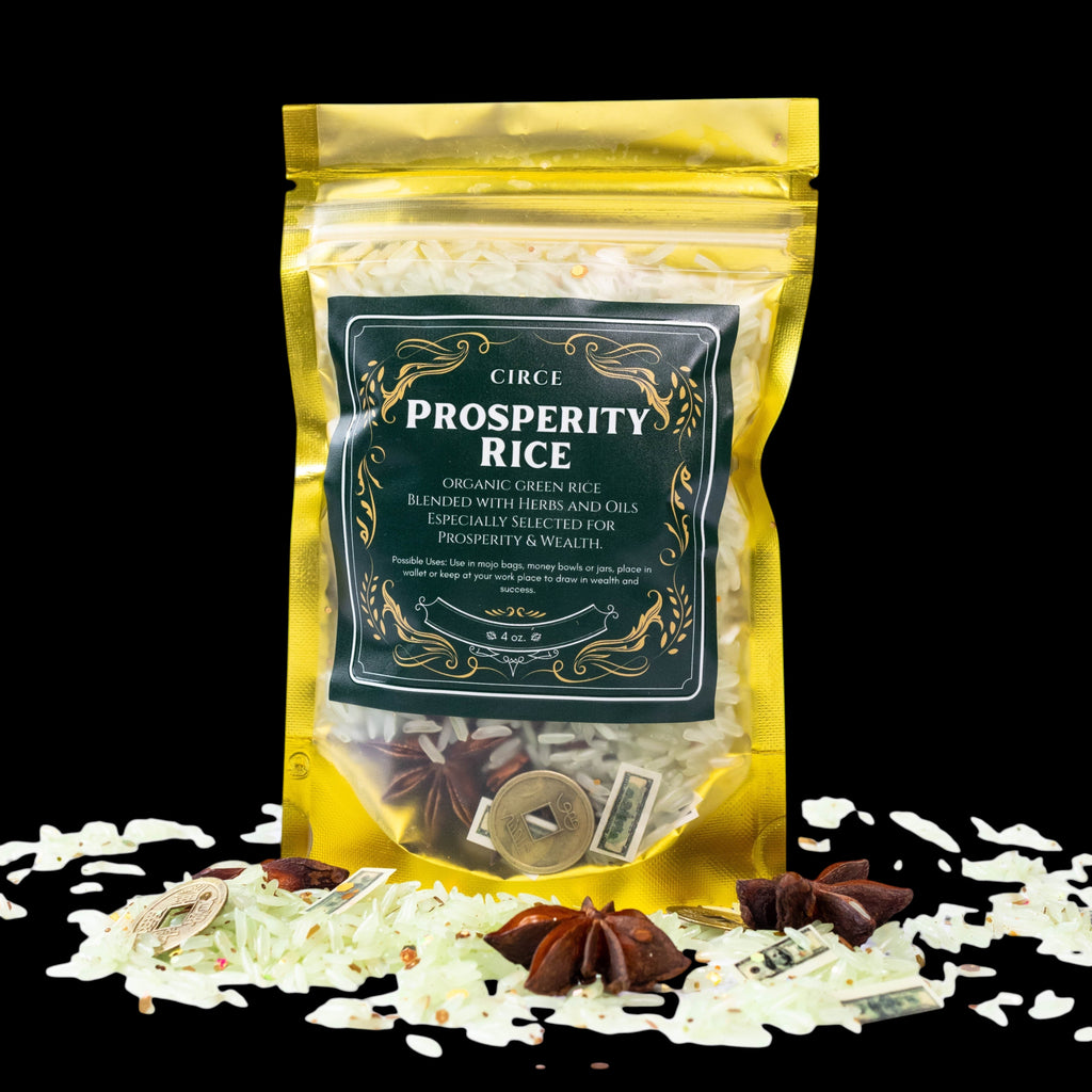 Prosperity Rice – 4 oz Money Altar & Mojo Bag Herb by Circe Boutique