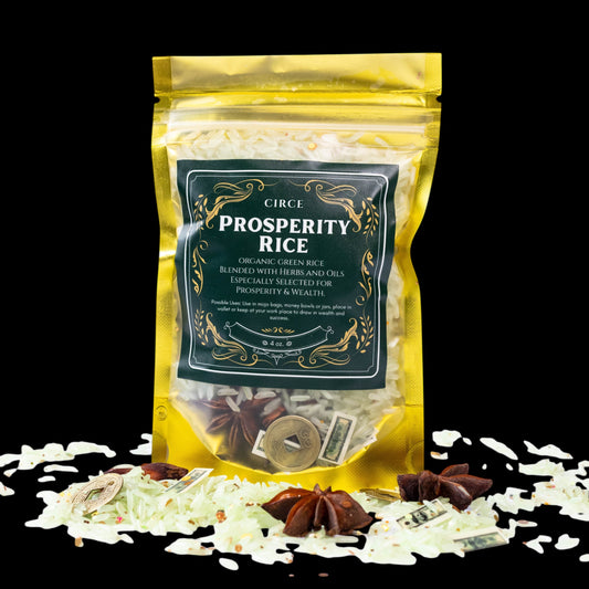 Prosperity Rice – 4 oz Money Altar & Mojo Bag Herb by Circe Boutique