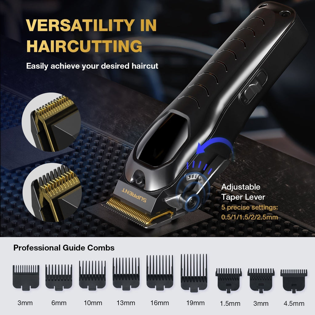 The Black Scorpion Clipper and Trimmer Set - HC226BX by SUPRENT US