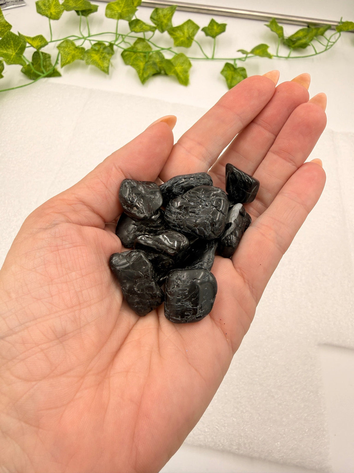Black Tourmaline Tumbled Pocket Stone