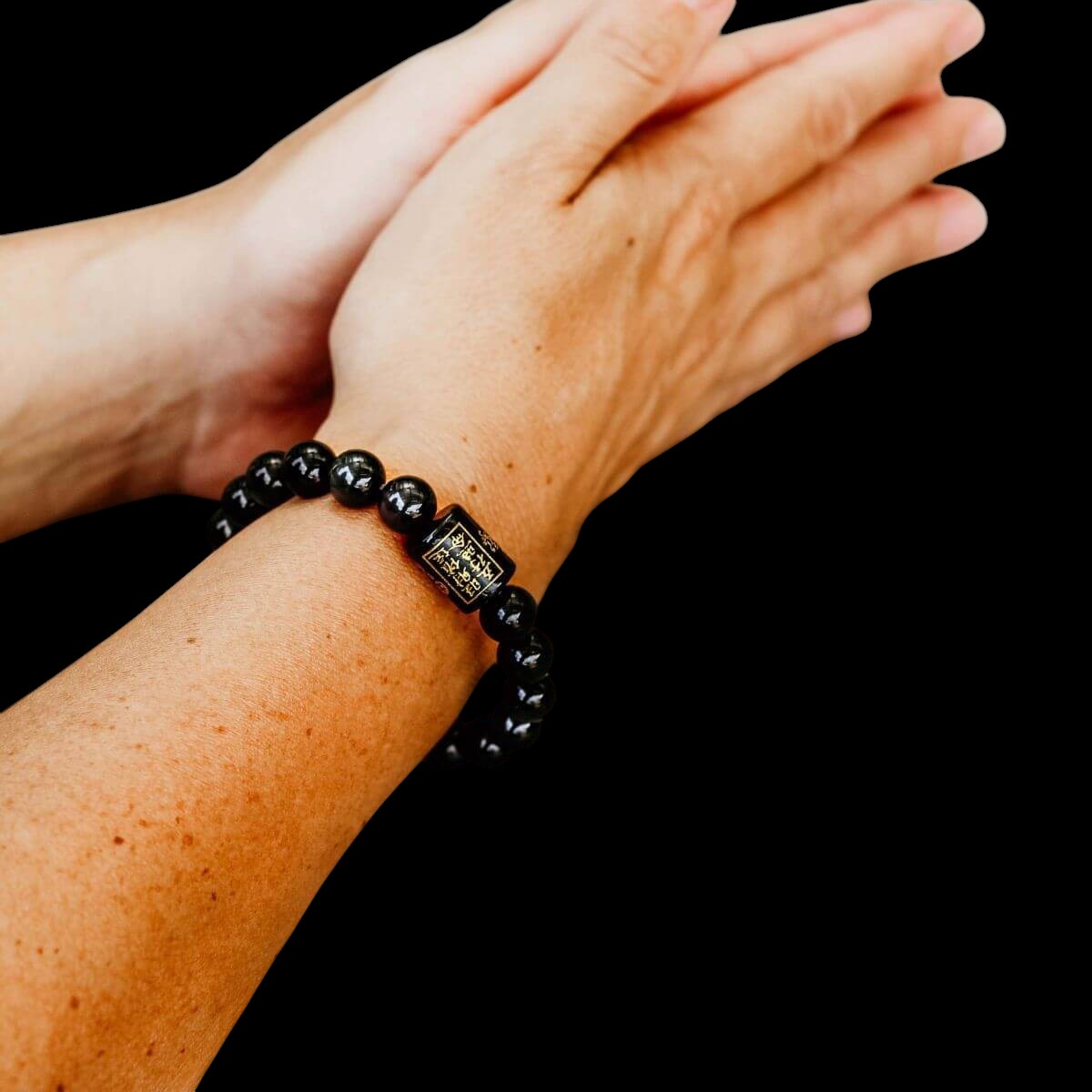 Rainbow Obsidian Protection Bracelet by Conscious Items