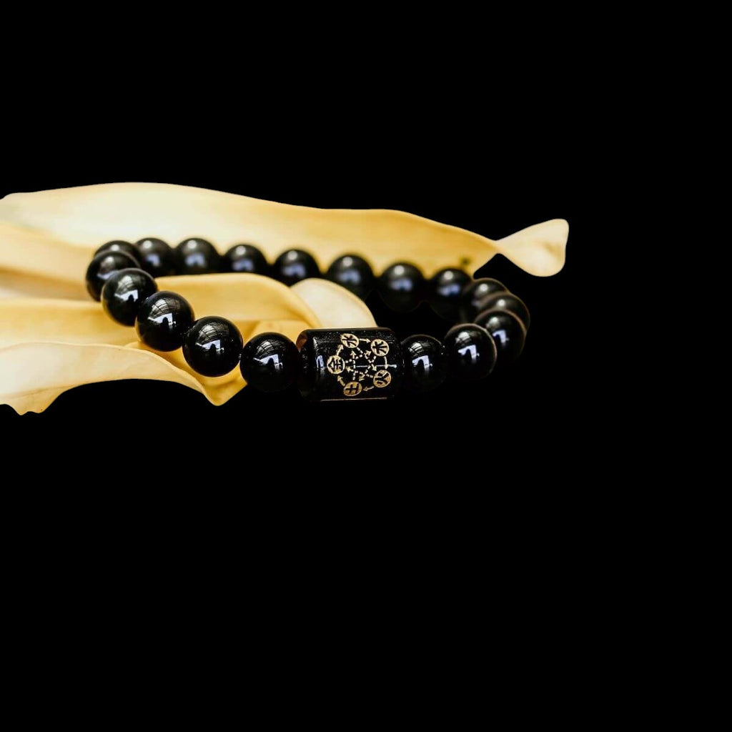Rainbow Obsidian Protection Bracelet by Conscious Items