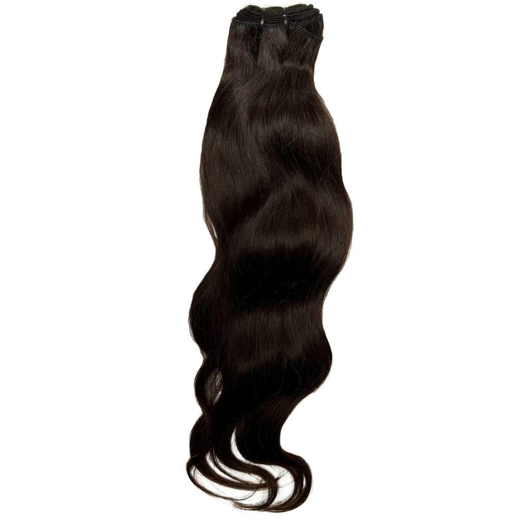 Raw Indian Wavy 100% Human Hair Bundles by Private Label